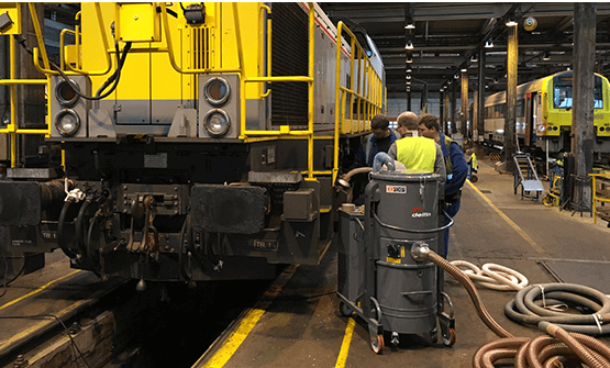  aspiratori industriali trifase carrellati