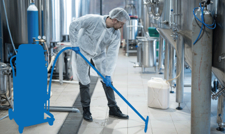Soluciones de aspiración para áreas logísticas y de almacenamiento