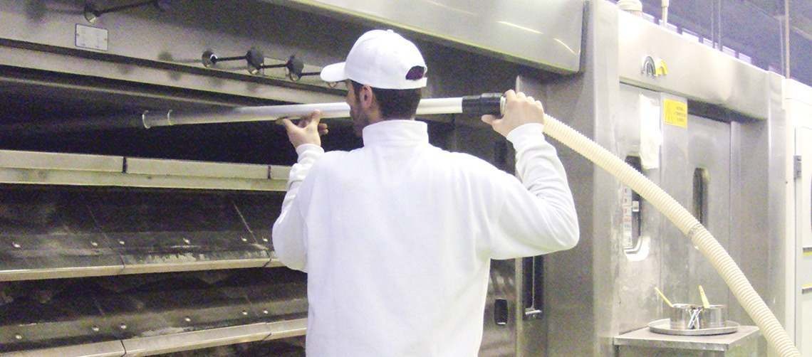 Aspiratori industriali per la pulizia di forni