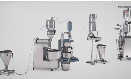 trasportatori pneumatici granuli e polveri