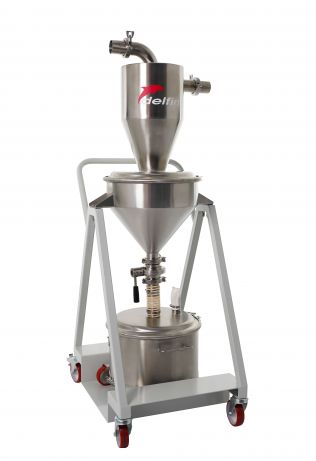 SEPARATORE CON CICLONE PER LA SEPARAZIONE DELLE POLVERI