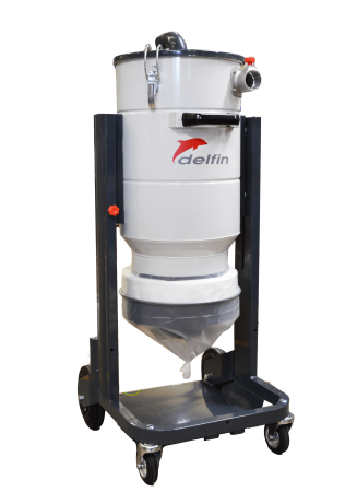 SEPARATORE CON SACCO PER RACCOLTA MAGGIORE DELLE POLVERI